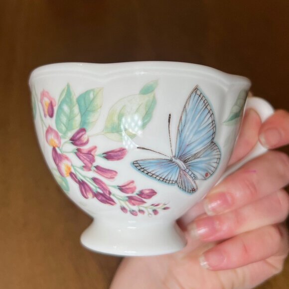 Lennox Butterfly Meadows Teacup and Saucer Set - Picture 5 of 8
